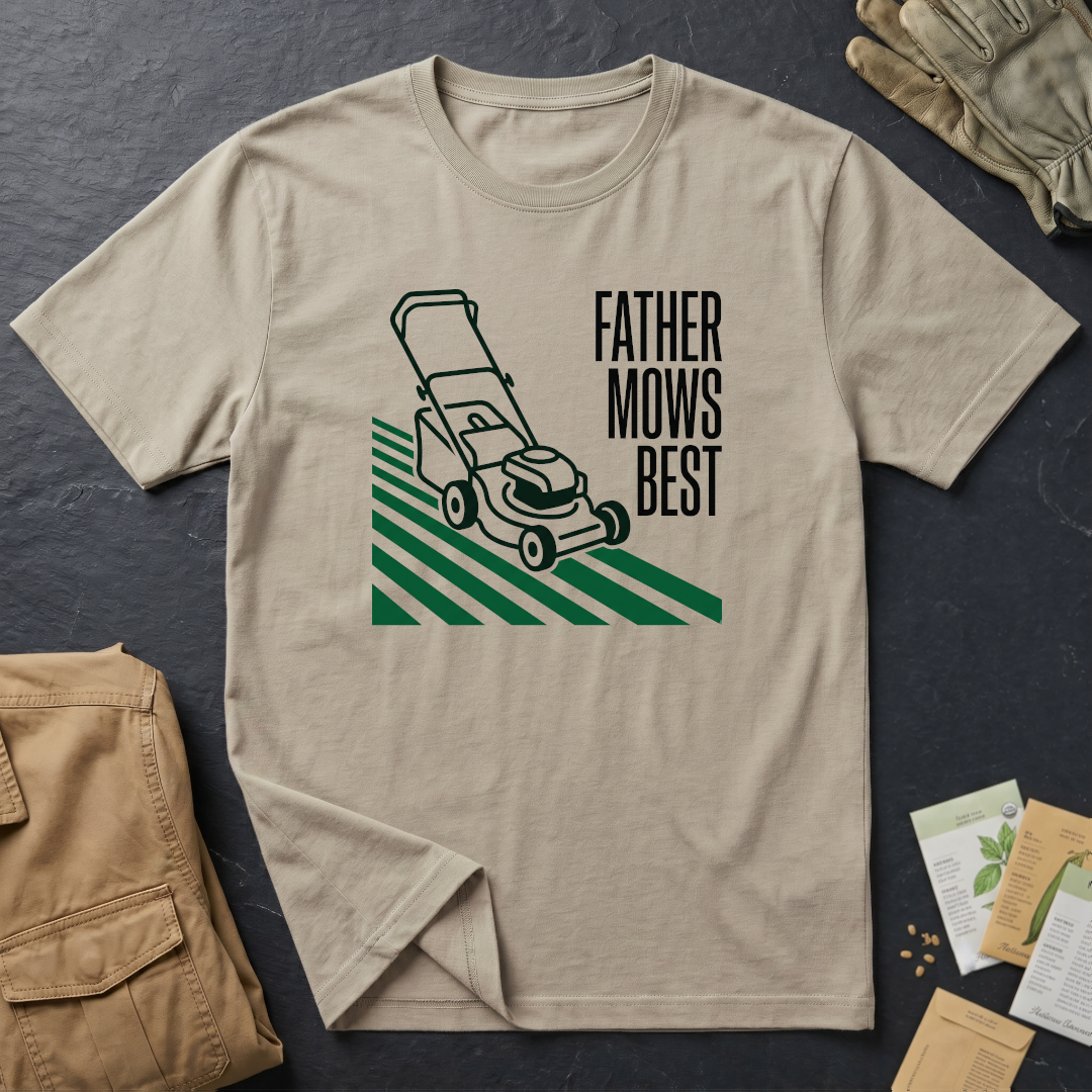 Father Mows Best T-Shirt