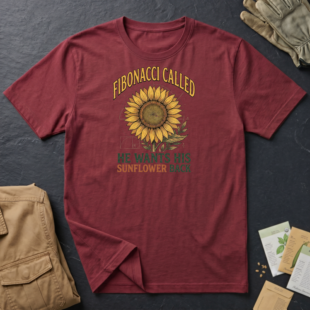 Fibonacci Sunflower T-Shirt