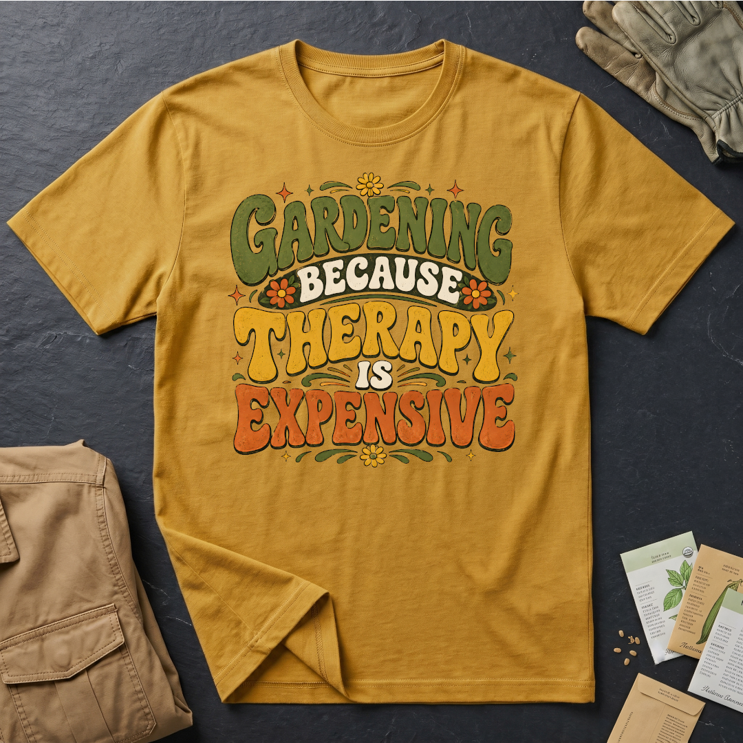 Gardening Because Therapy is Expensive T-Shirt