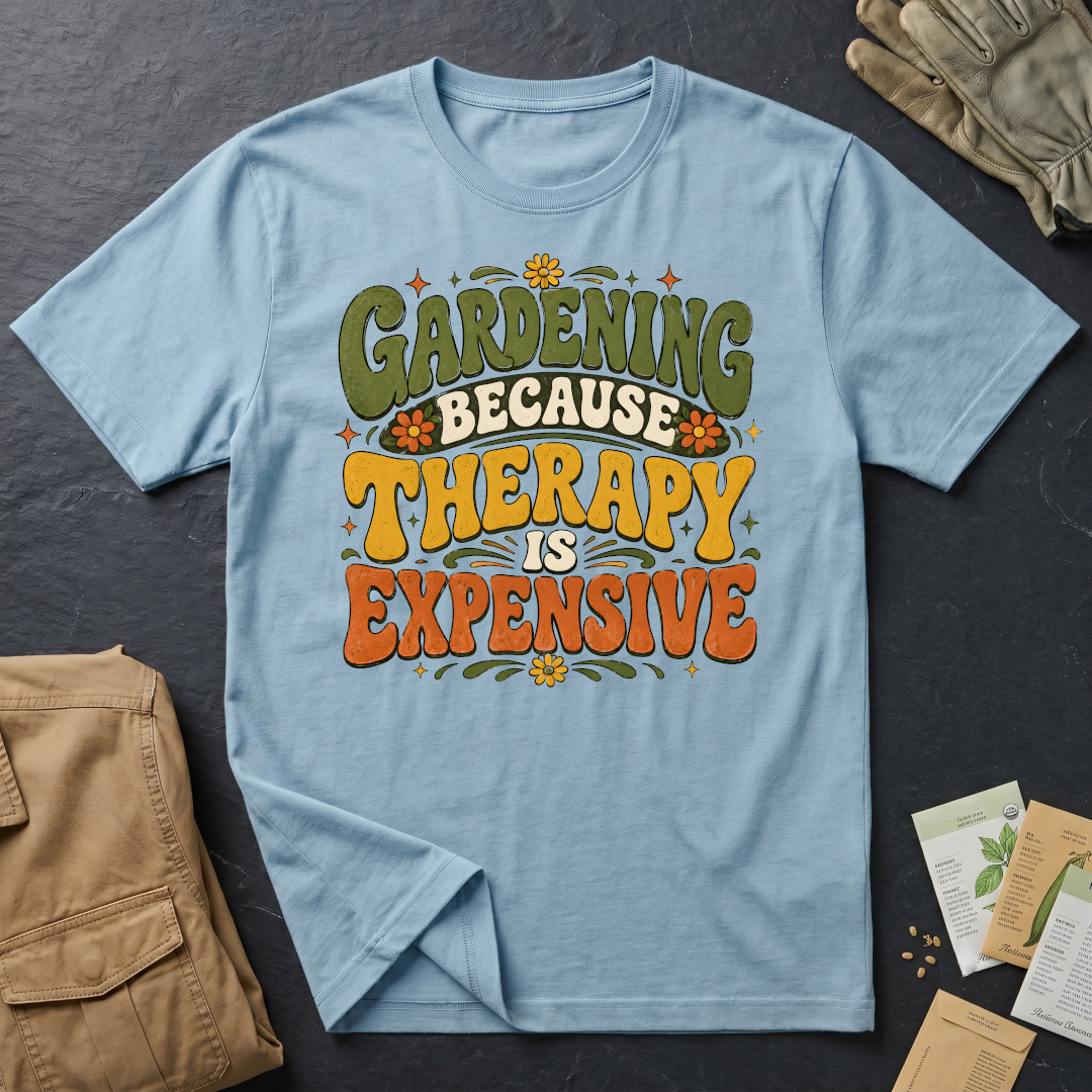 Gardening Because Therapy is Expensive T-Shirt