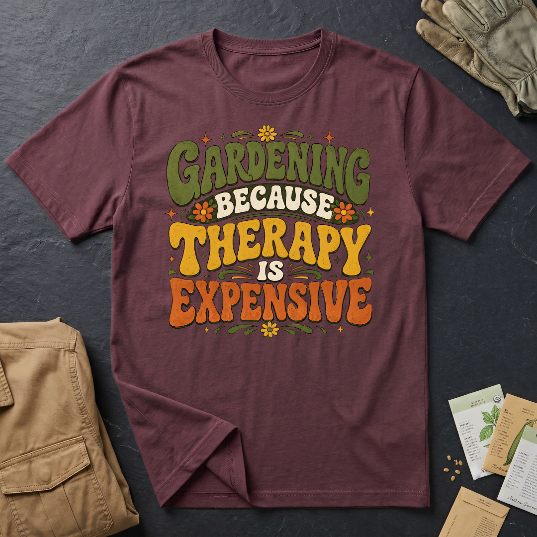 Gardening Because Therapy is Expensive T-Shirt