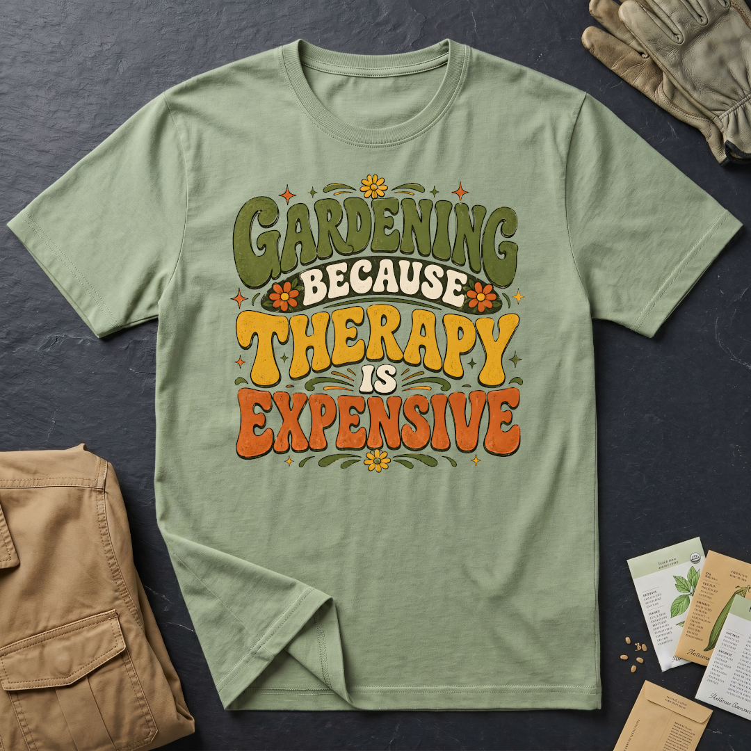 Gardening Because Therapy is Expensive T-Shirt