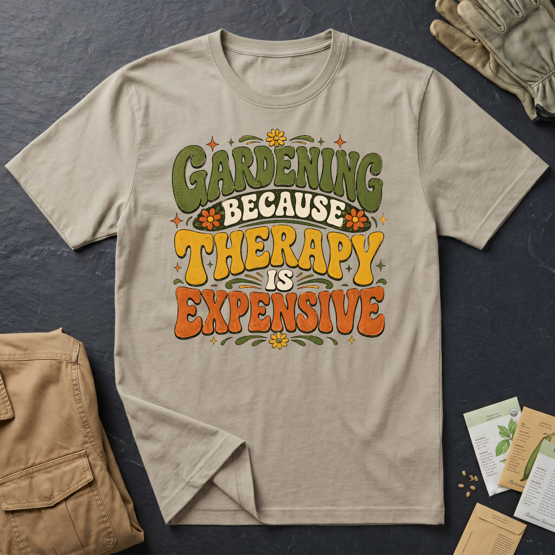 Gardening Because Therapy is Expensive T-Shirt