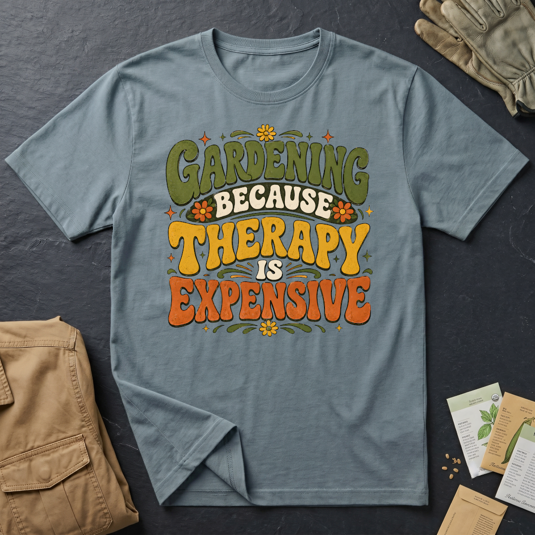Gardening Because Therapy is Expensive T-Shirt