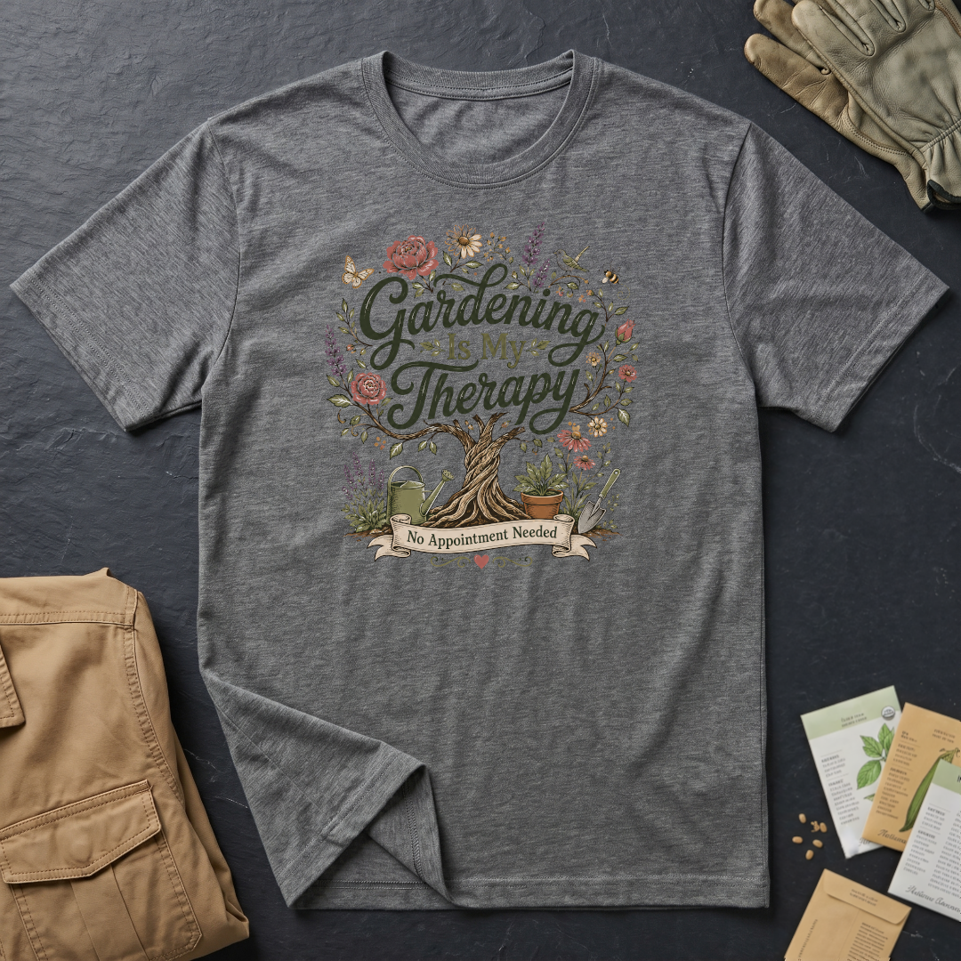 Gardening is My Therapy 2 T-Shirt