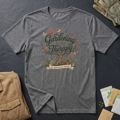 Gardening is My Therapy 2 T-Shirt