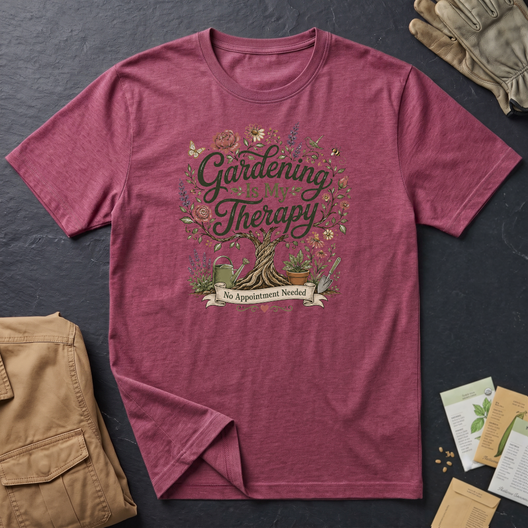 Gardening is My Therapy 2 T-Shirt
