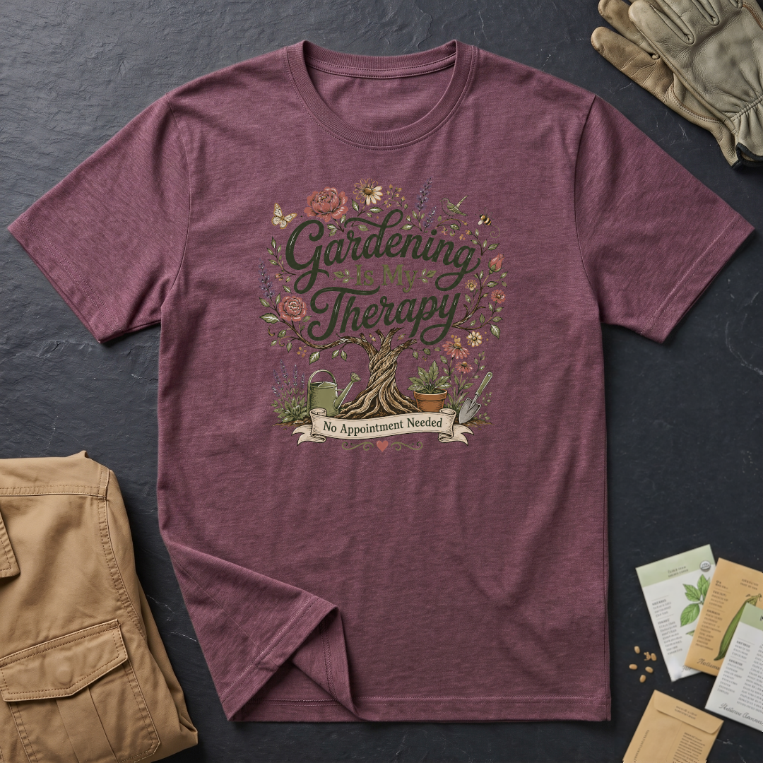 Gardening is My Therapy 2 T-Shirt