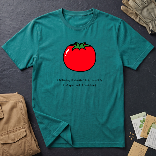Gardening Is Cheaper Than Therapy and You Get Tomatoes T-Shirt