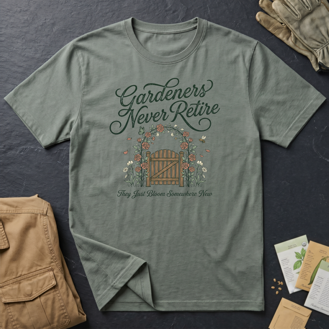 Gardeners Never Retire T-Shirt