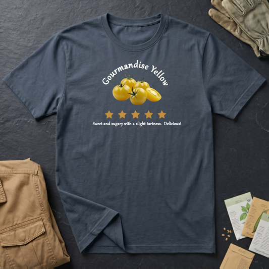 Gourmandise Yellow Tomato Review T-Shirt