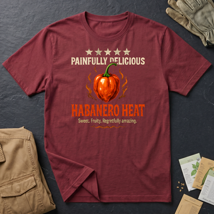 Habanero Heat Pepper Review T-Shirt