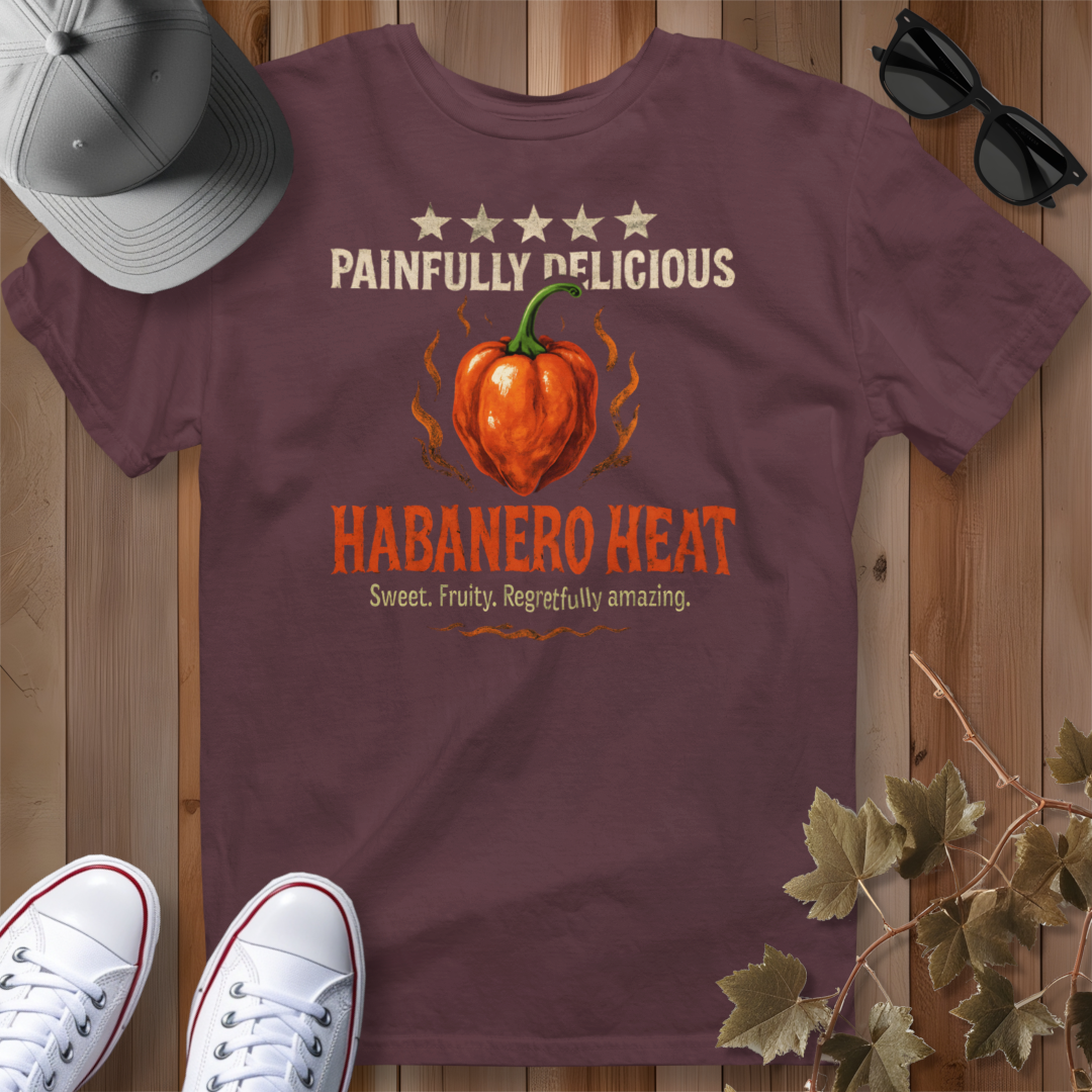 Habanero Heat Pepper Review T-Shirt