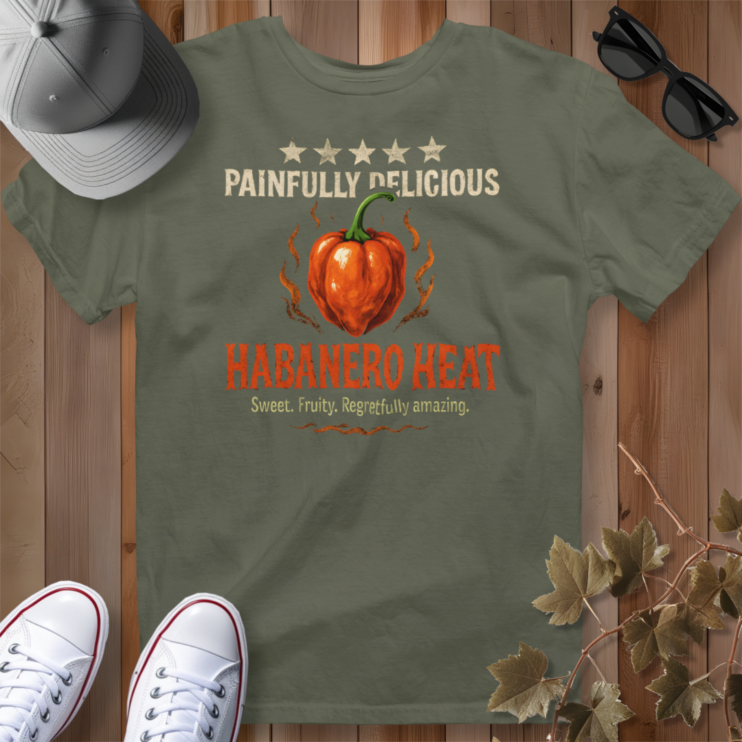 Habanero Heat Pepper Review T-Shirt