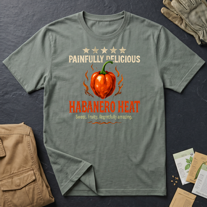 Habanero Heat Pepper Review T-Shirt