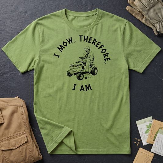 I Mow, Therefore, I Am T-Shirt