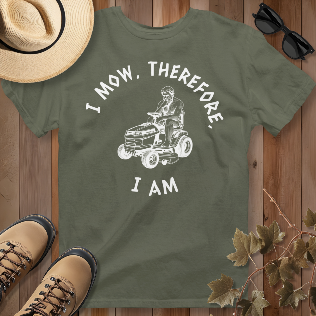 I Mow, Therefore, I Am (W) T-Shirt