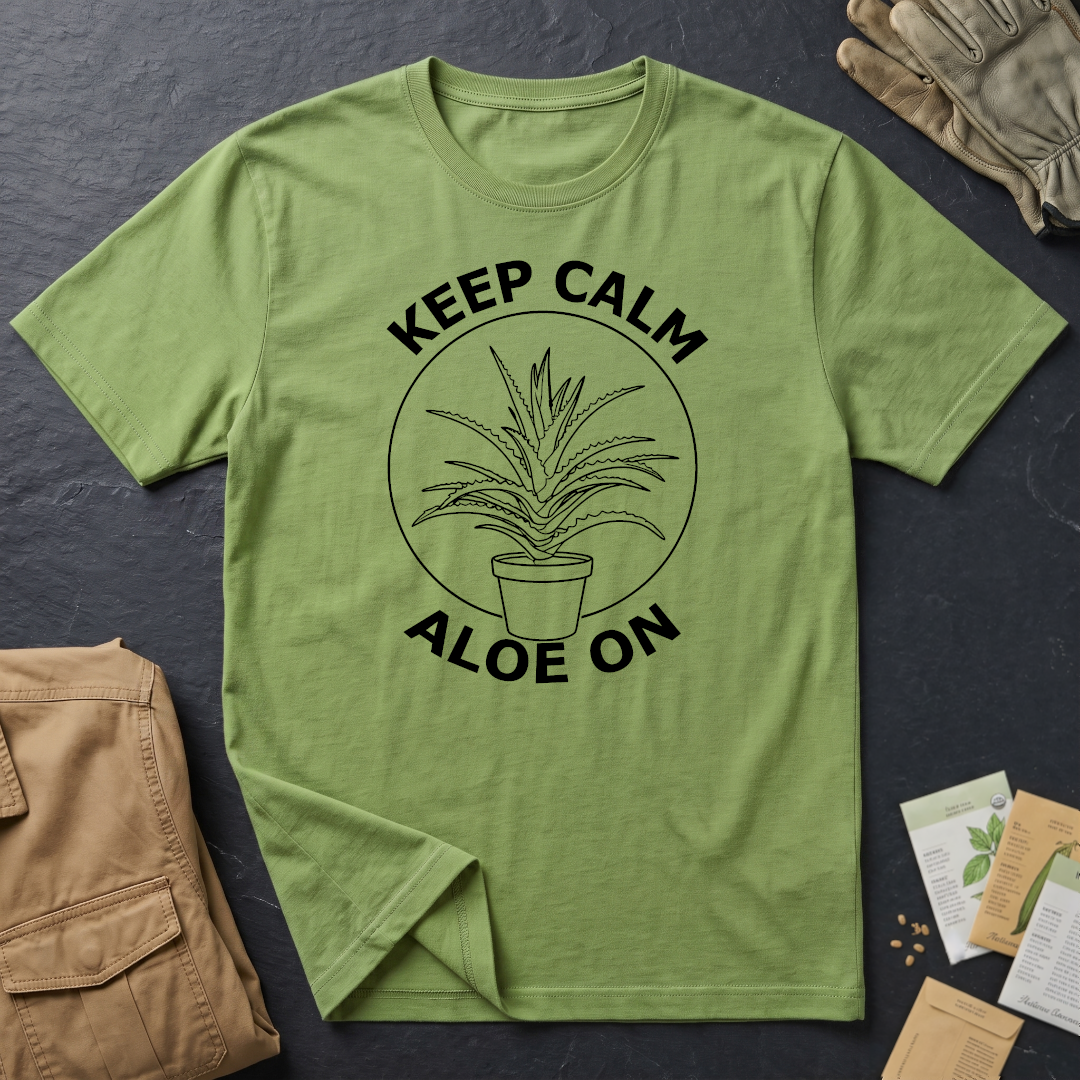 Keep Calm Aloe On T-Shirt