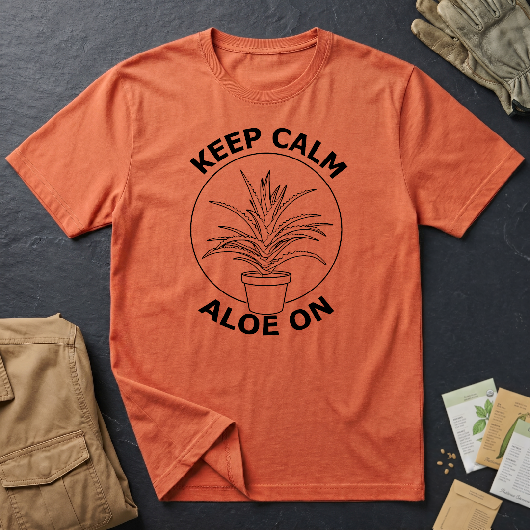 Keep Calm Aloe On T-Shirt