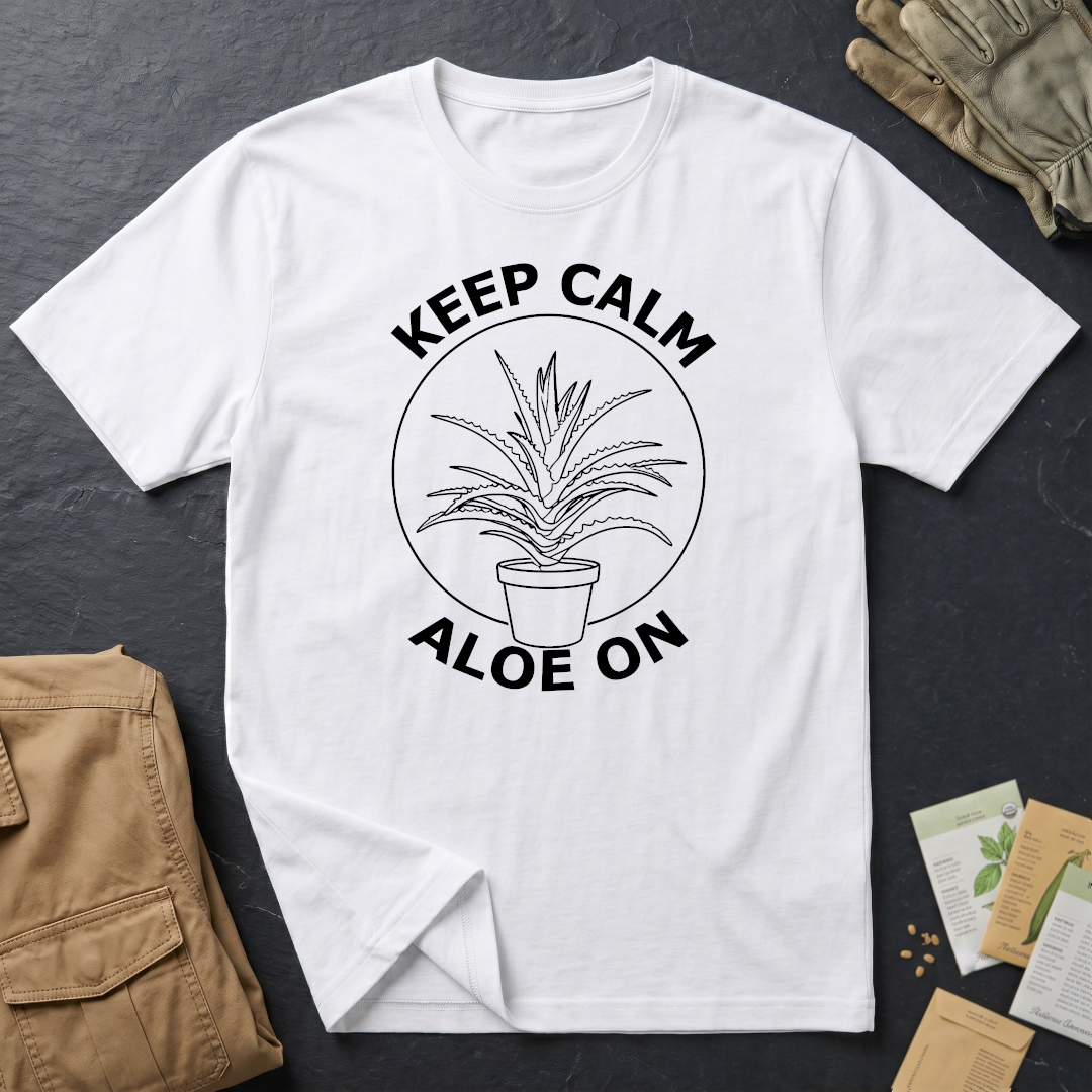 Keep Calm Aloe On T-Shirt