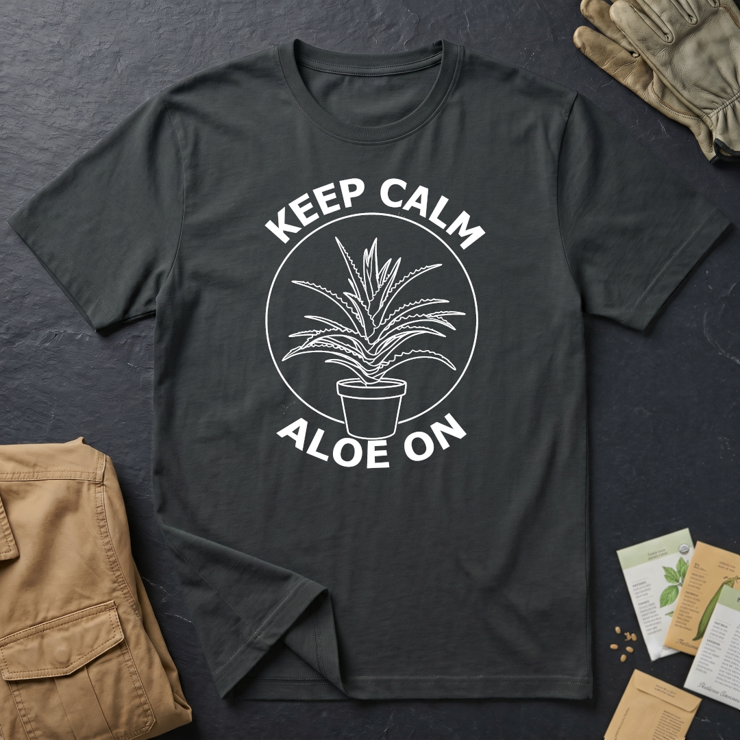 Keep Calm Aloe On (W) T-Shirt