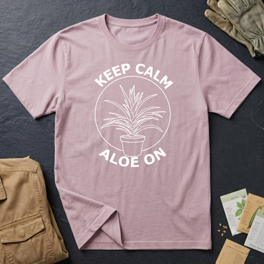 Keep Calm Aloe On (W) T-Shirt