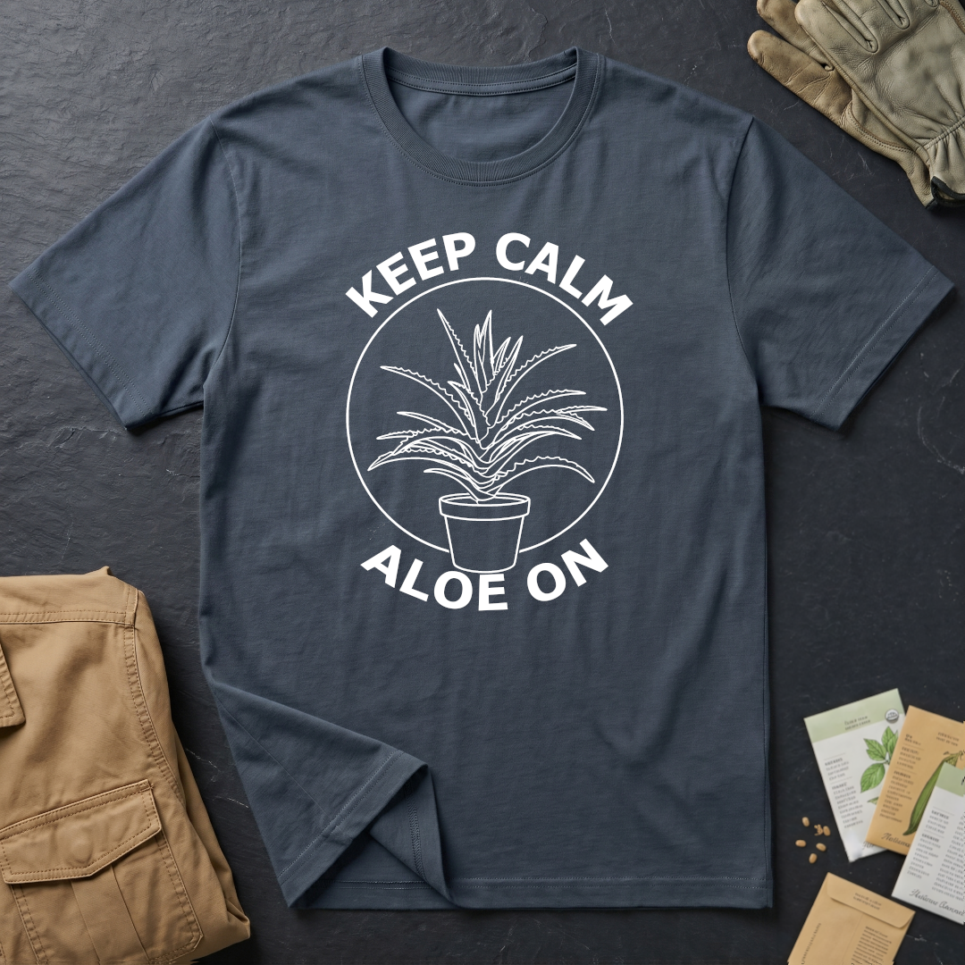 Keep Calm Aloe On (W) T-Shirt
