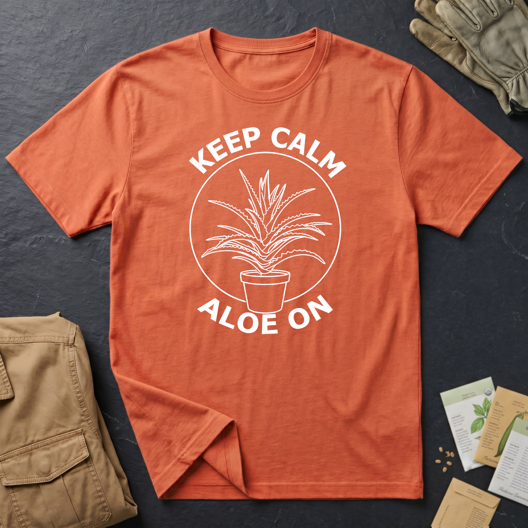 Keep Calm Aloe On (W) T-Shirt