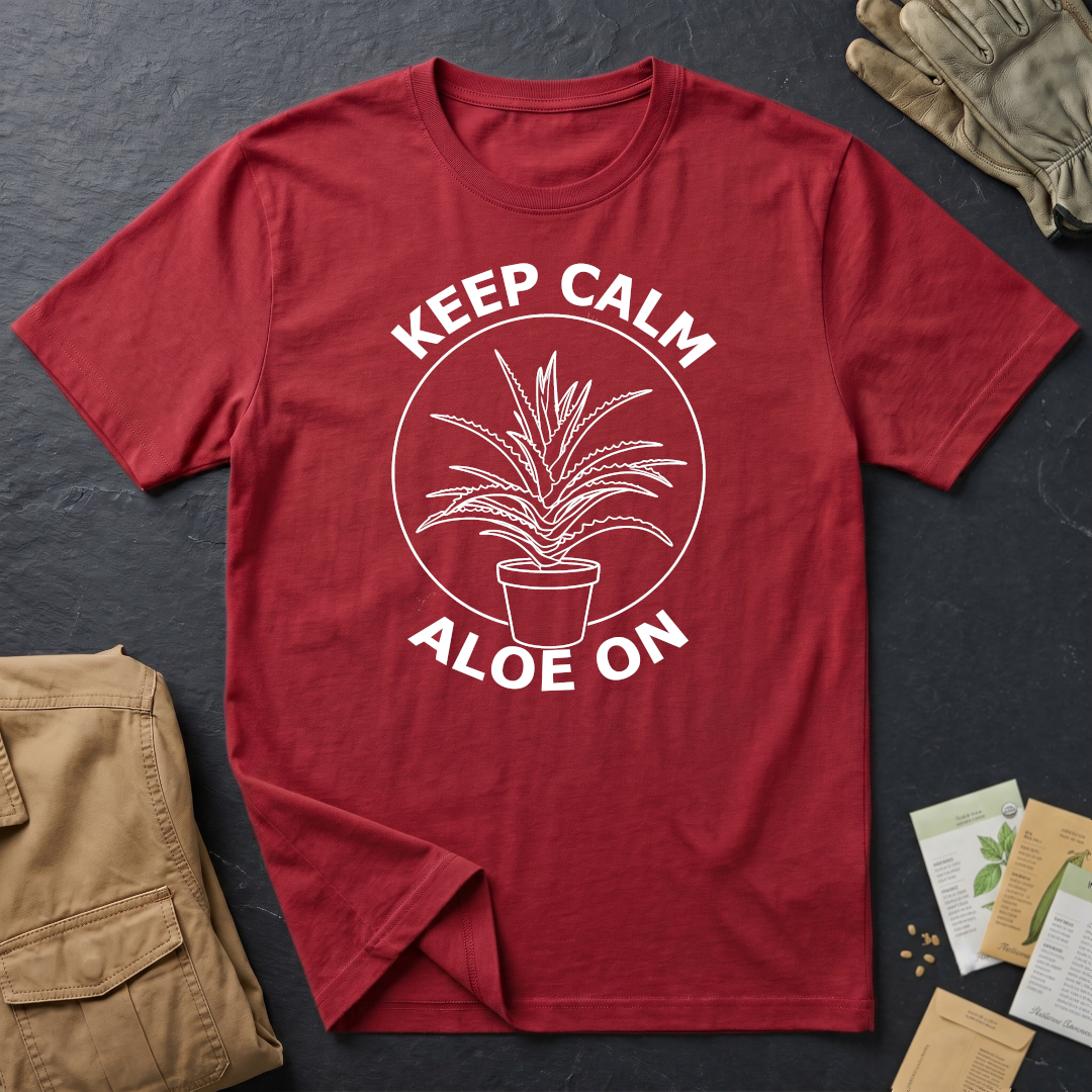 Keep Calm Aloe On (W) T-Shirt