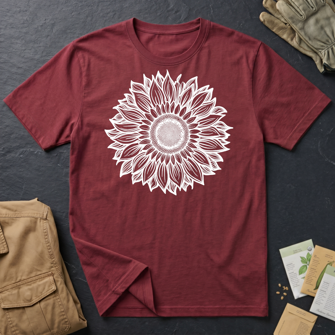 White Sunflower T-Shirt