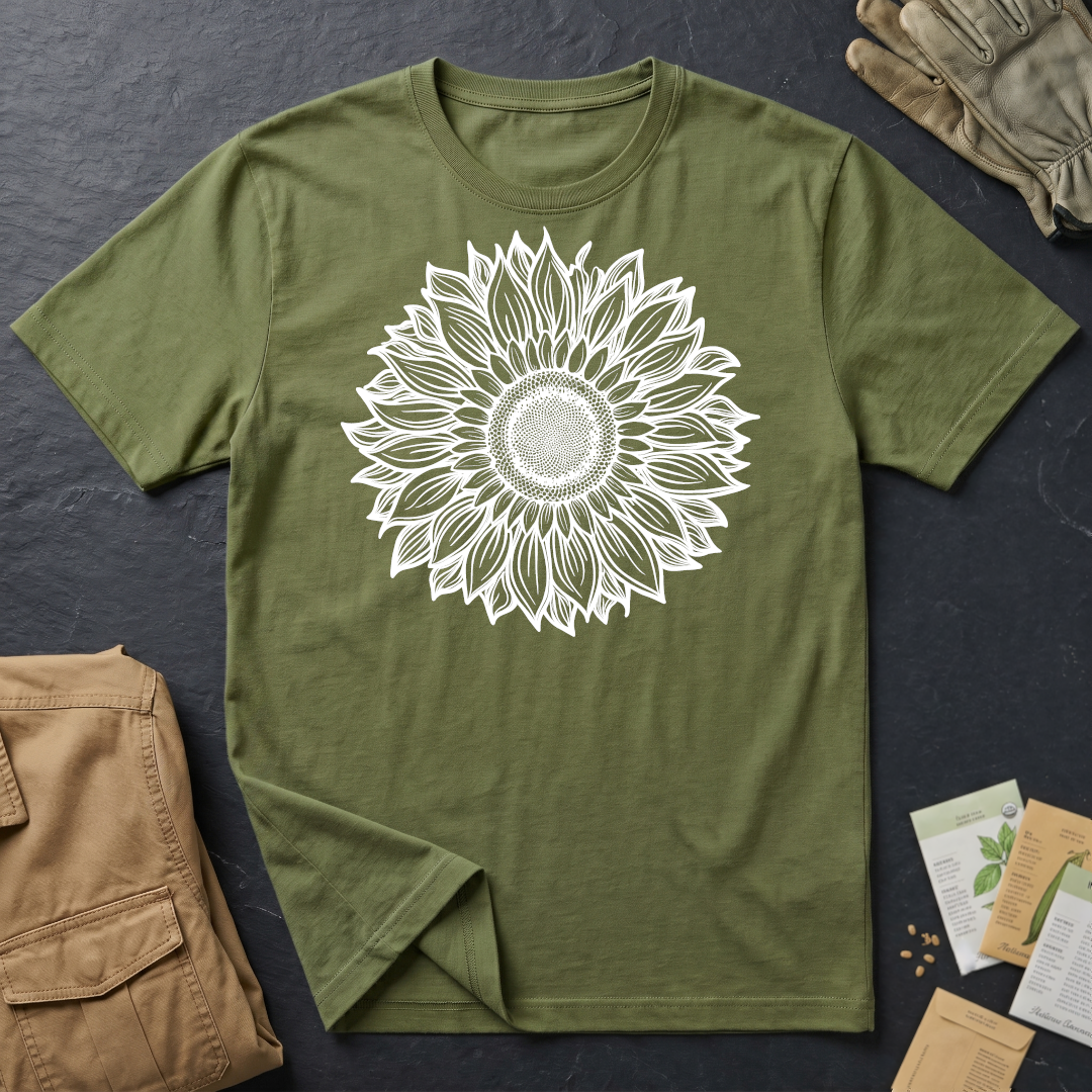 White Sunflower T-Shirt