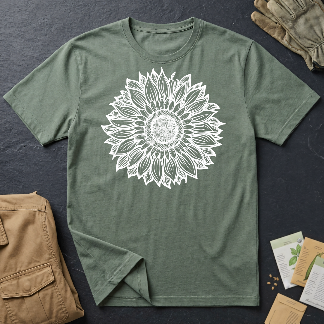 White Sunflower T-Shirt