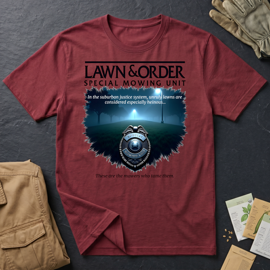 Lawn & Order Special Mowing Unit T-Shirt