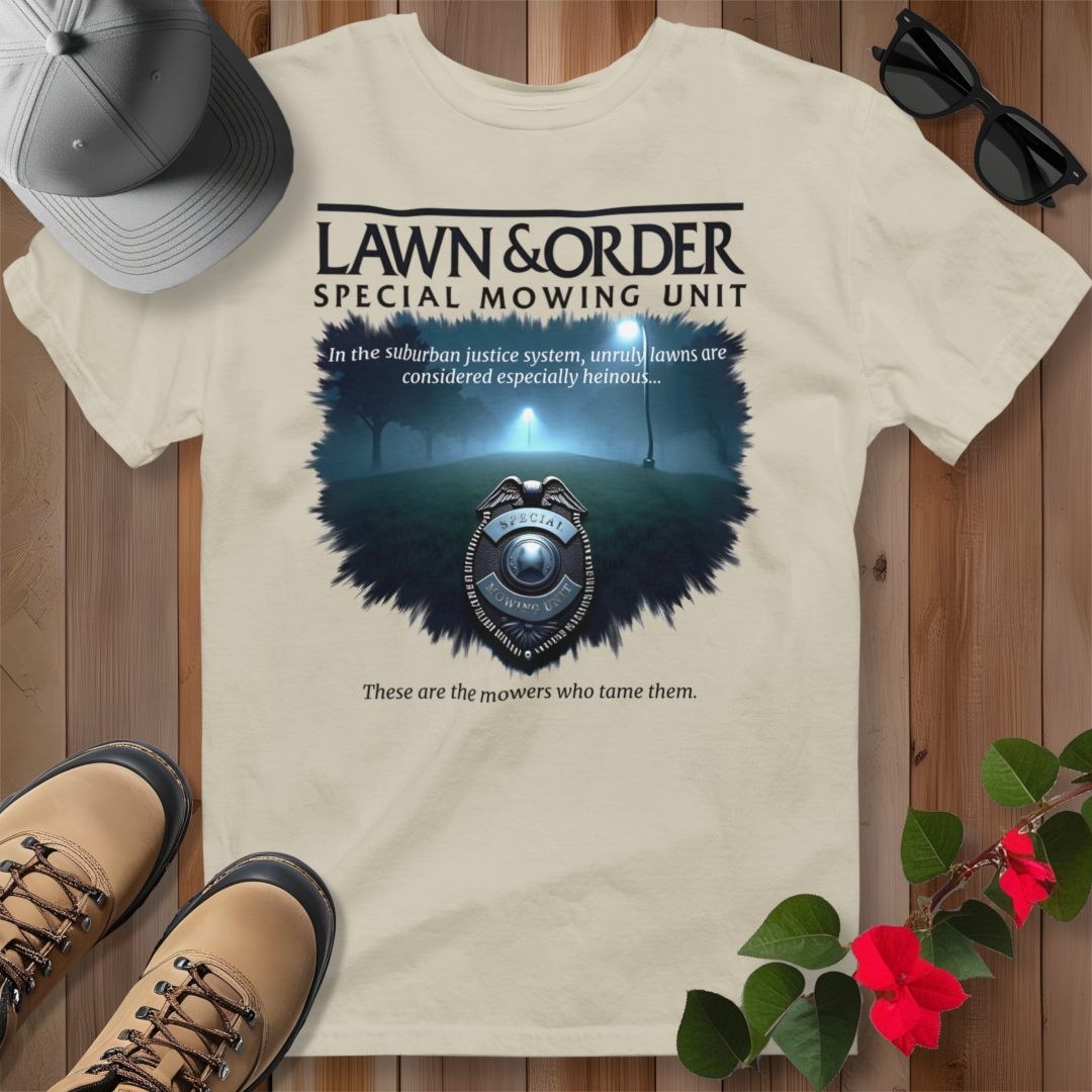 Lawn & Order Special Mowing Unit T-Shirt