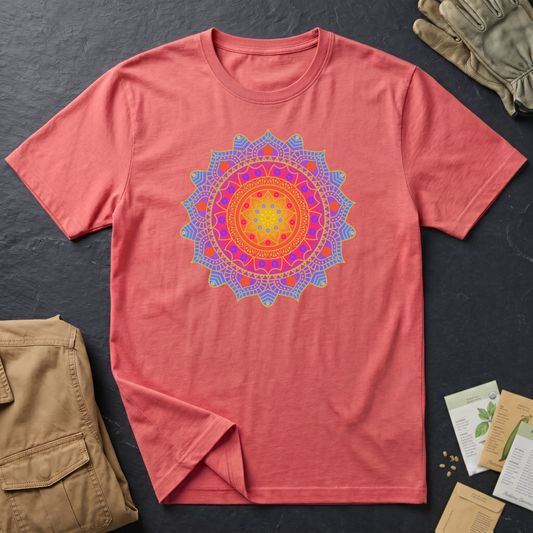 Hawaiian Hibiscus Mandala T-Shirt BPRY