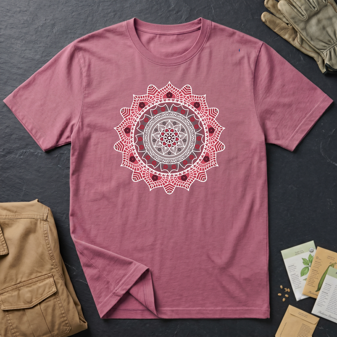 Hawaiian Hibiscus Mandala T-Shirt RGr