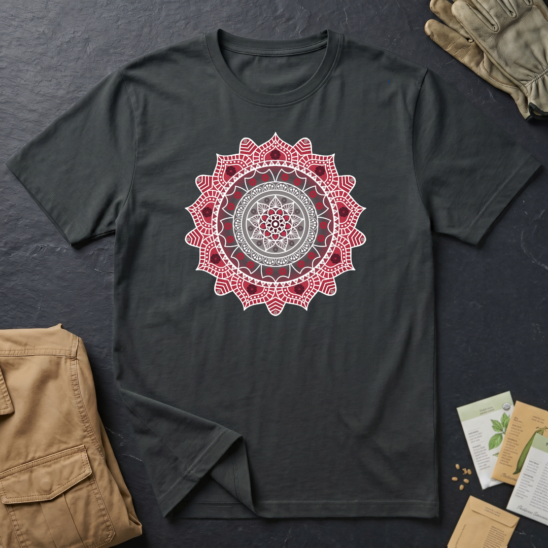 Hawaiian Hibiscus Mandala T-Shirt RGr
