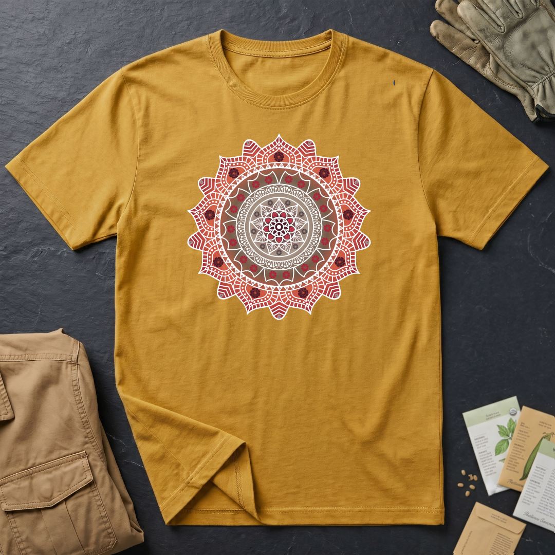 Hawaiian Hibiscus Mandala T-Shirt RGr