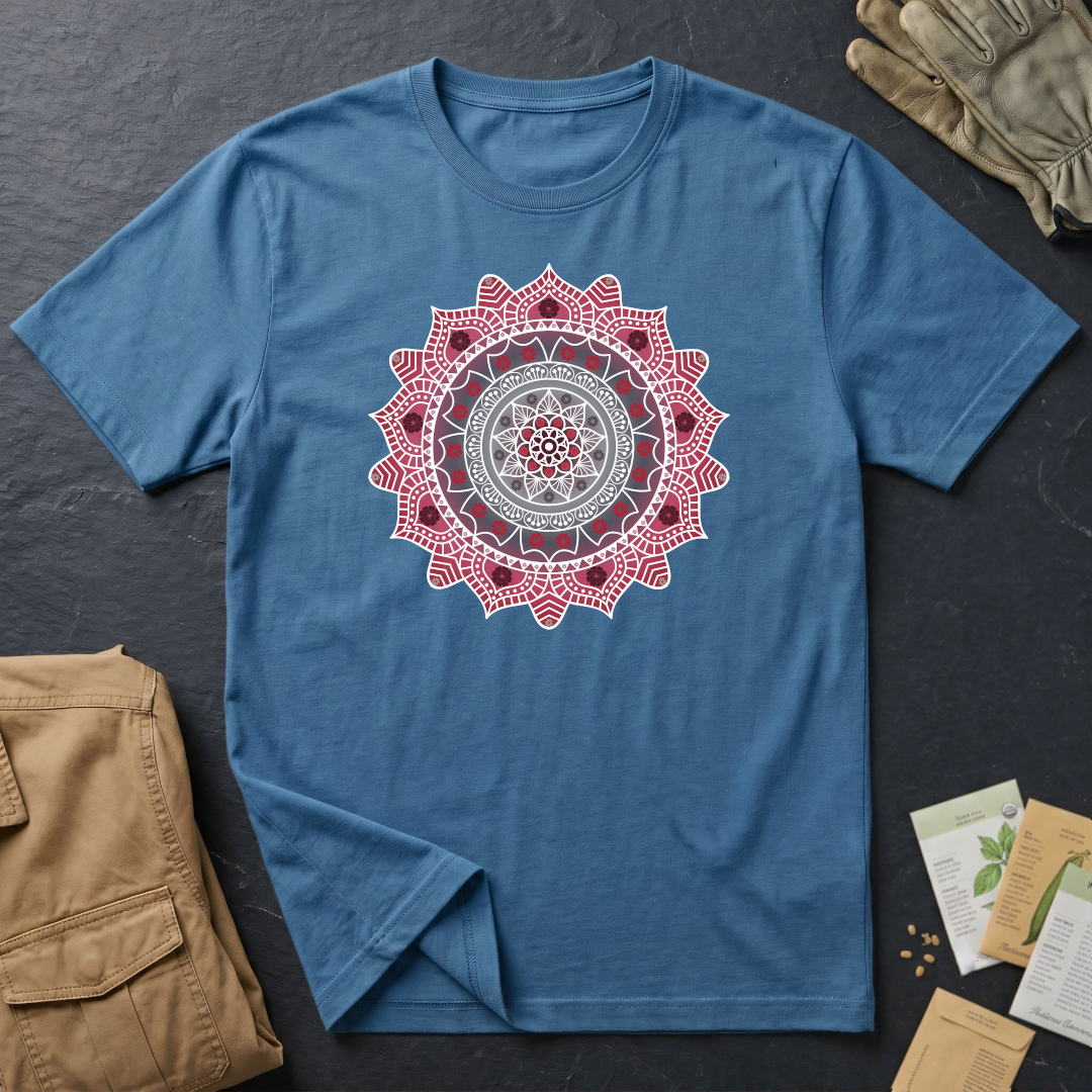 Hawaiian Hibiscus Mandala T-Shirt RGr