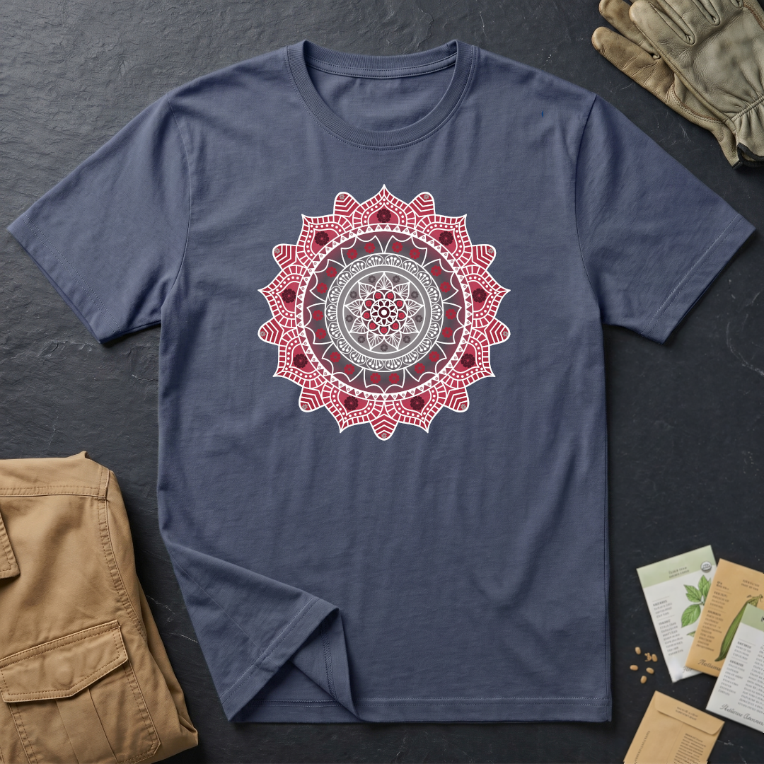 Hawaiian Hibiscus Mandala T-Shirt RGr