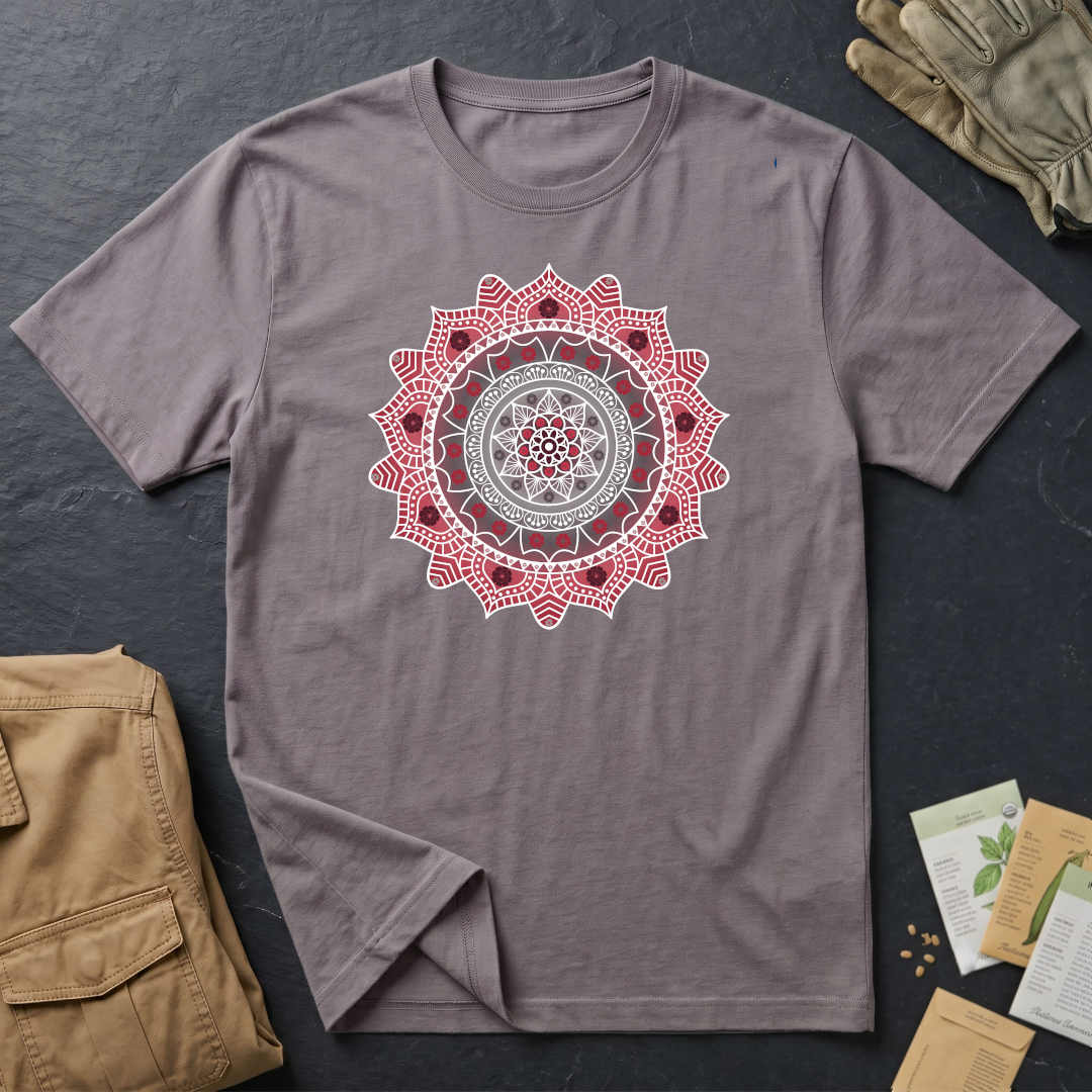 Hawaiian Hibiscus Mandala T-Shirt RGr