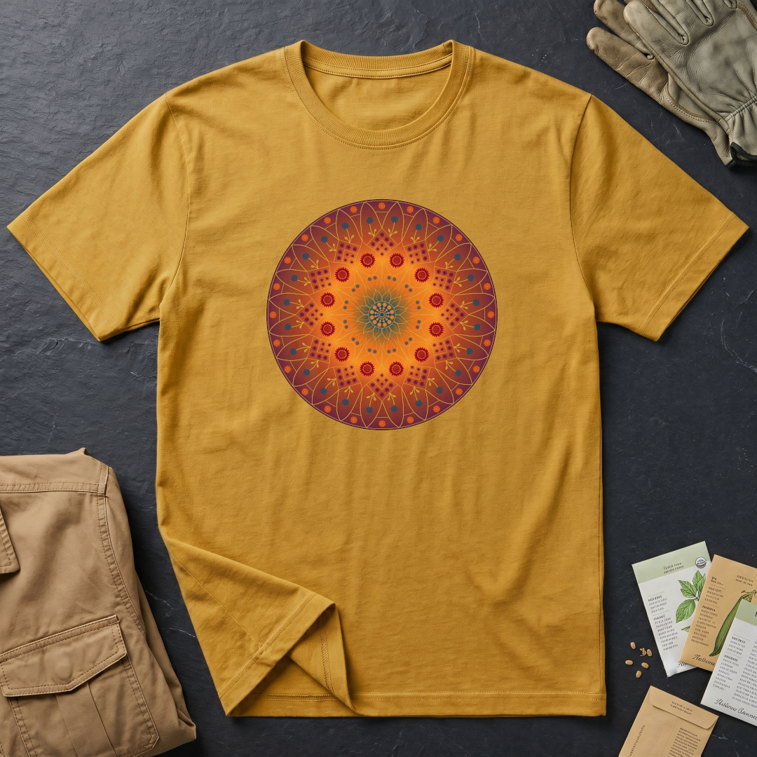 Sunflower Mandala T-Shirt RO