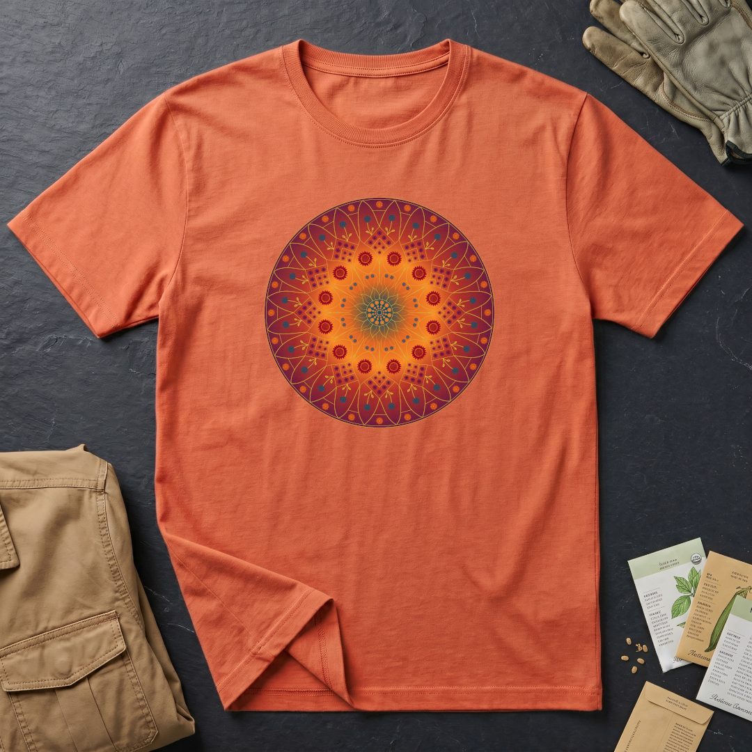 Sunflower Mandala T-Shirt RO