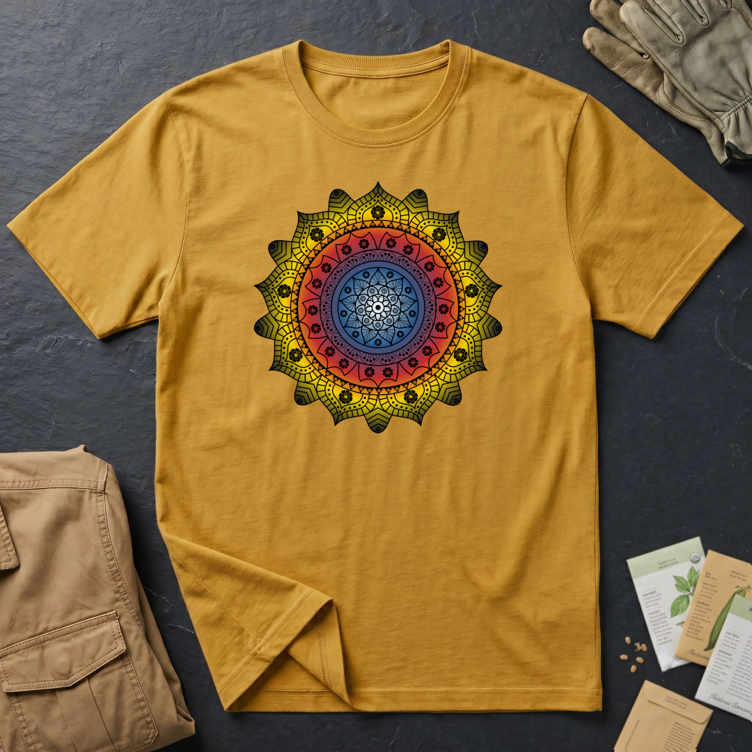 Hawaiian Hibiscus Mandala T-Shirt YORB