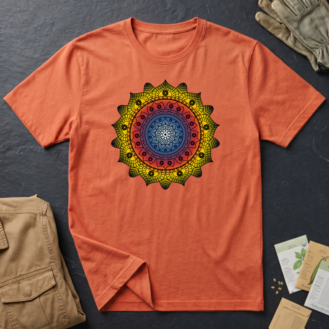 Hawaiian Hibiscus Mandala T-Shirt YORB