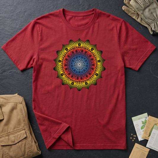 Hawaiian Hibiscus Mandala T-Shirt YORB