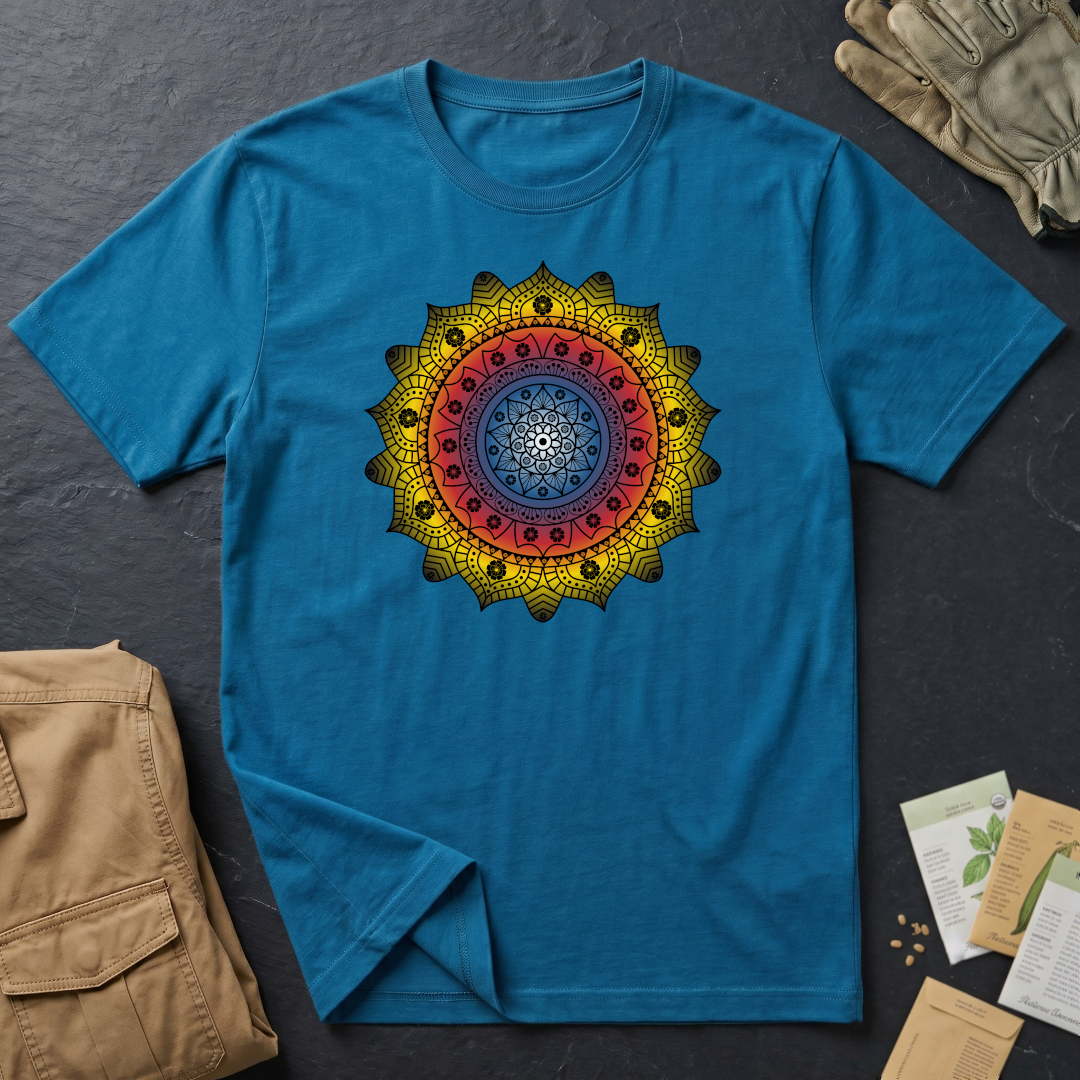 Hawaiian Hibiscus Mandala T-Shirt YORB