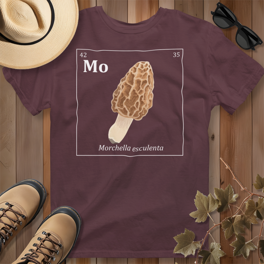 Periodic Table of Vegetables - Morel Mushroom T-Shirt