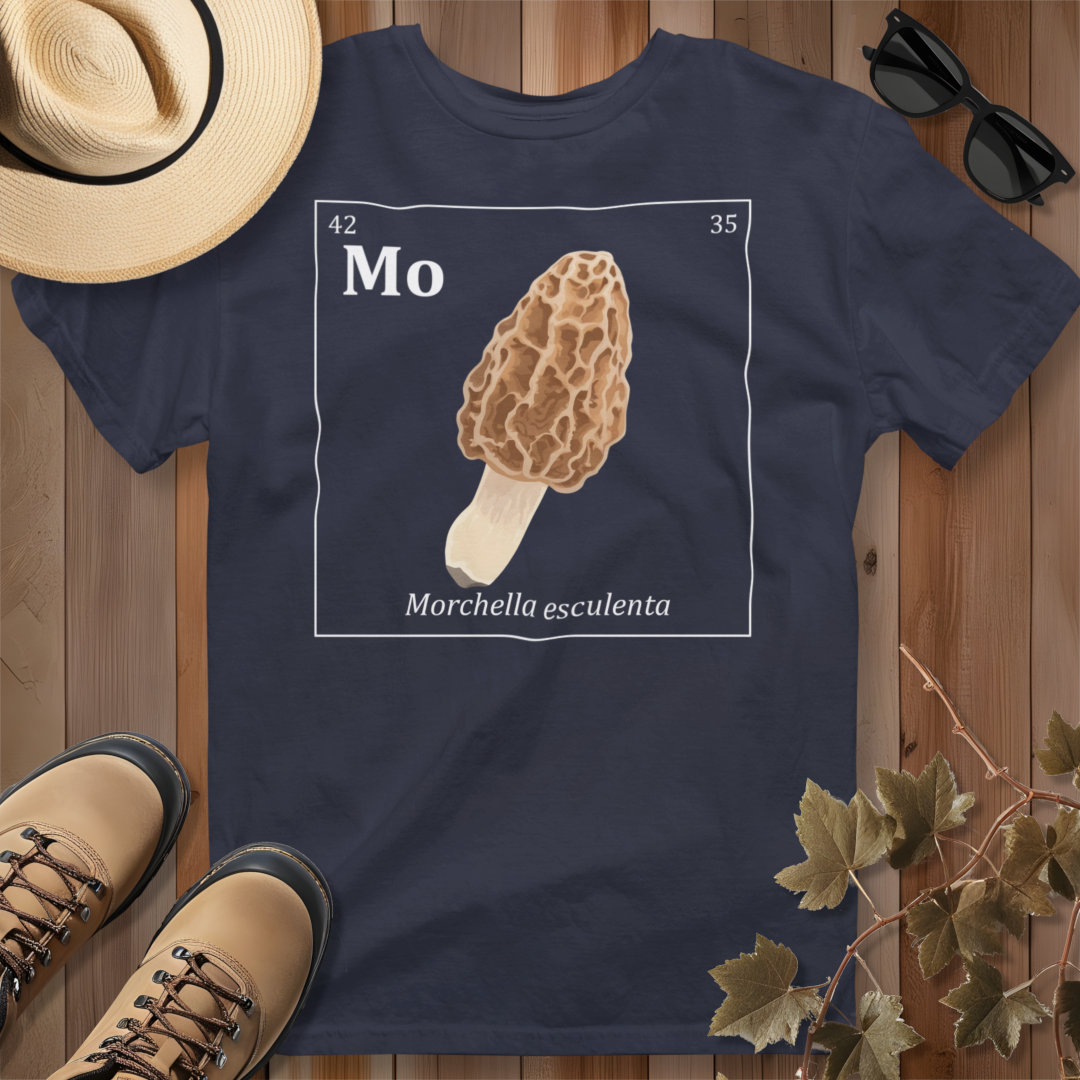 Periodic Table of Vegetables - Morel Mushroom T-Shirt
