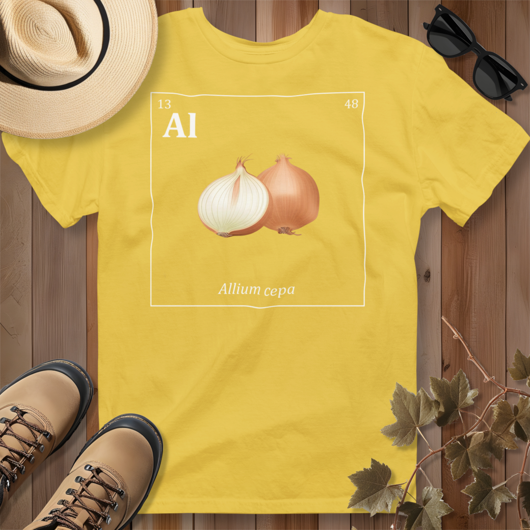 Periodic Table of Vegetables - Onion T-Shirt